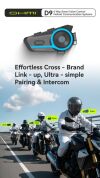 Asmax OHMI D9 Bluetooth-6 Clip Interkom na motocykl